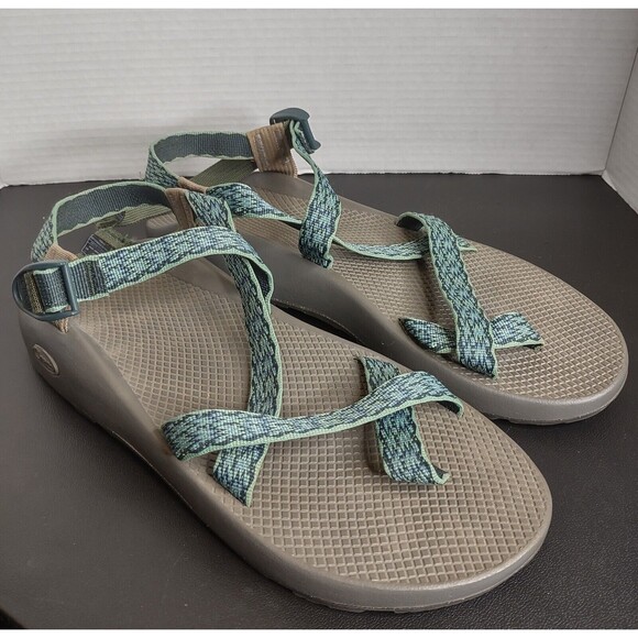 Chaco Z/2 Classic Sandals Men's Size 13 Flare Pine Blue Gray J106173 Adjustable - Picture 2 of 8